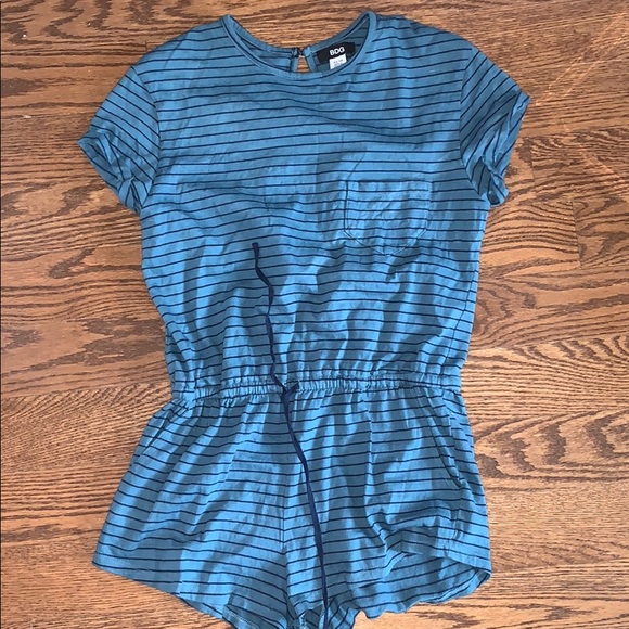 Blue striped BDG romper - Picture 1 of 1